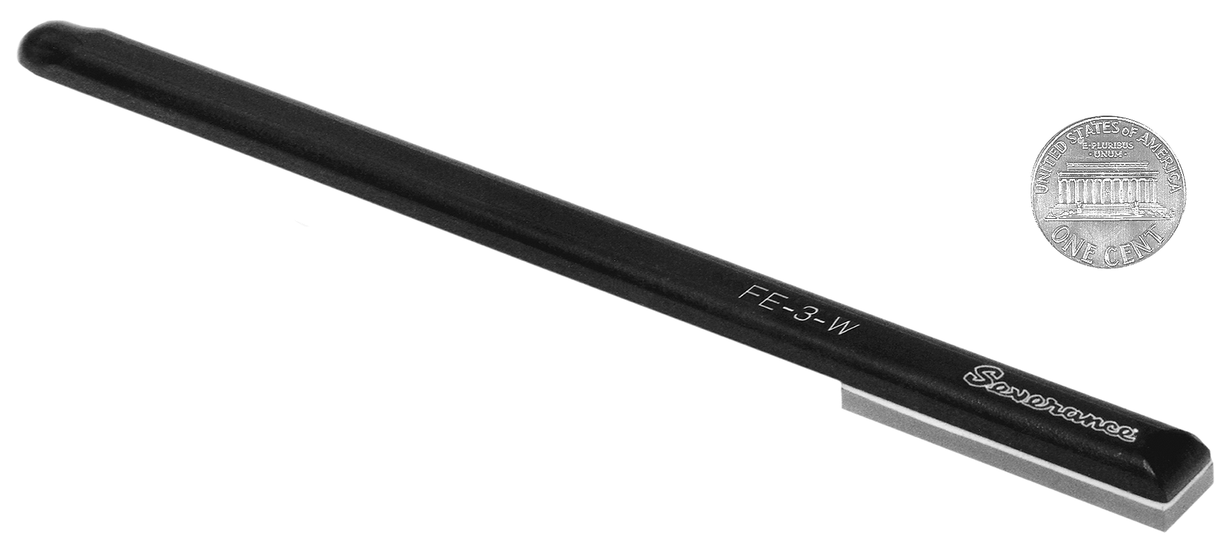 FE-3-W Carbide File with Penny for Scale