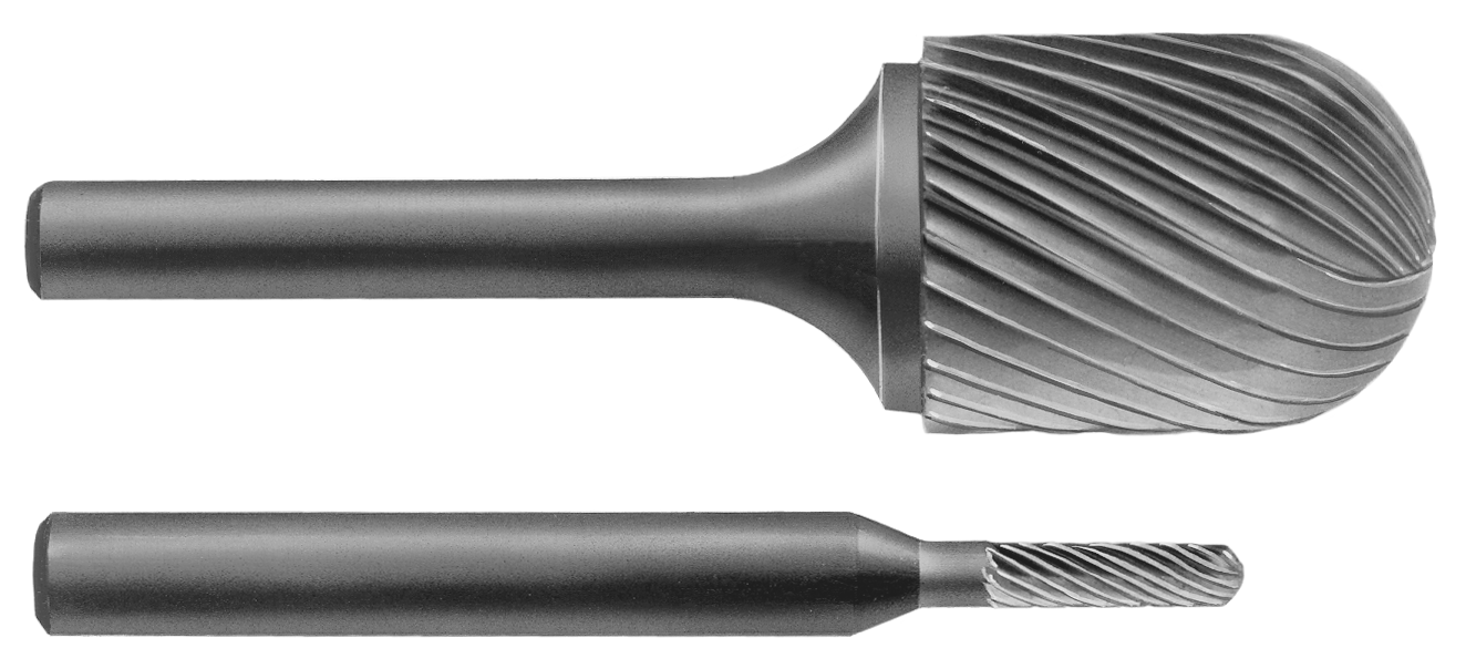 Midget Mill Shape C - Cylindrical Rounded End diagram