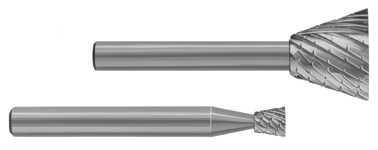 Midget Mill Shape N - Inverted Taper diagram
