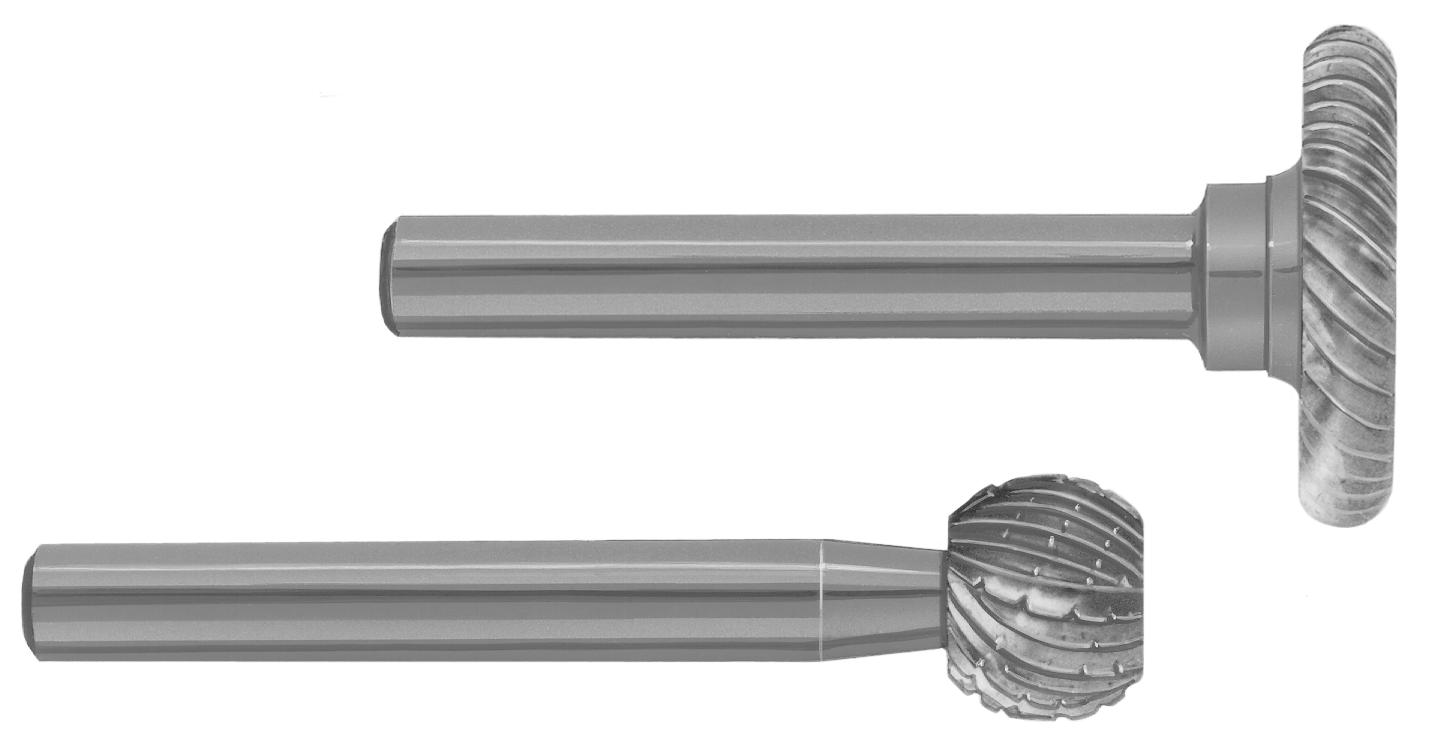 Midget Mill Shape V - Convex Radius diagram